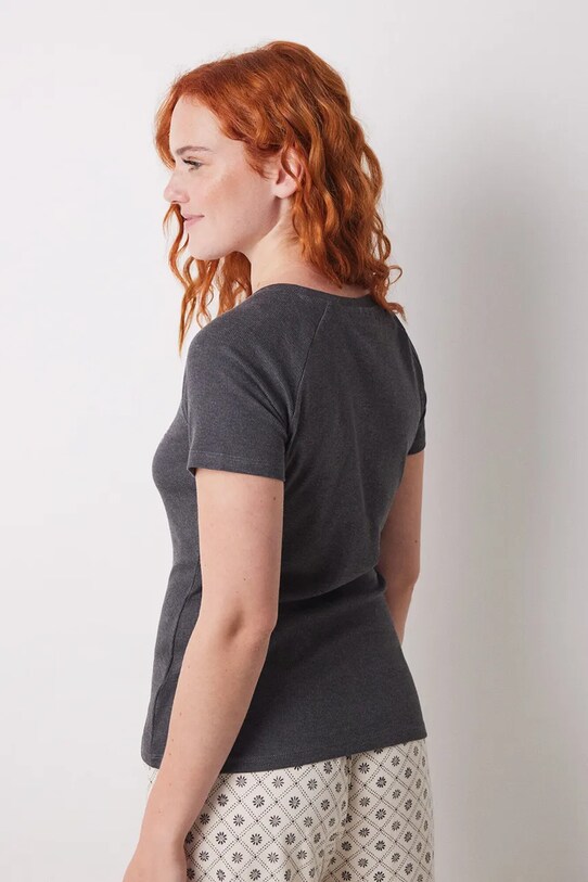 Ρούχα Βαμβακερή πιτζάμα μπλουζάκι women'secret 3279685 γκρί