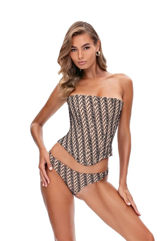 Κορσές GOD SAVE QUEENS ALIZEE STRAPLESS CORSET GSQ.106.170 μπεζ