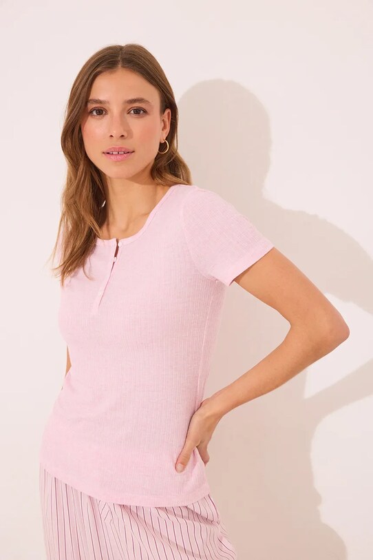 Πιτζάμα women'secret 3599186 ροζ SS25
