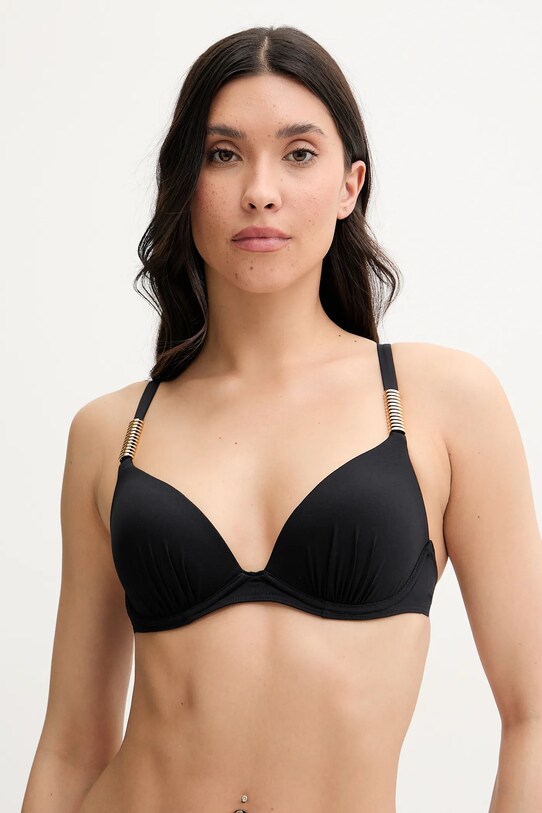 Bikini top Chantelle ICON με ενίσχυση μαύρο C16VNP