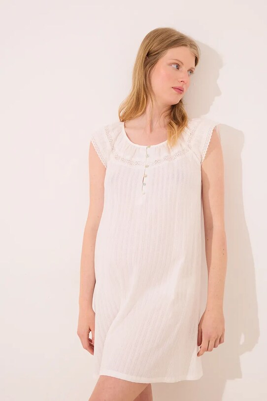 Βαμβακερό νυχτικό women'secret 3639173 μπεζ SS25