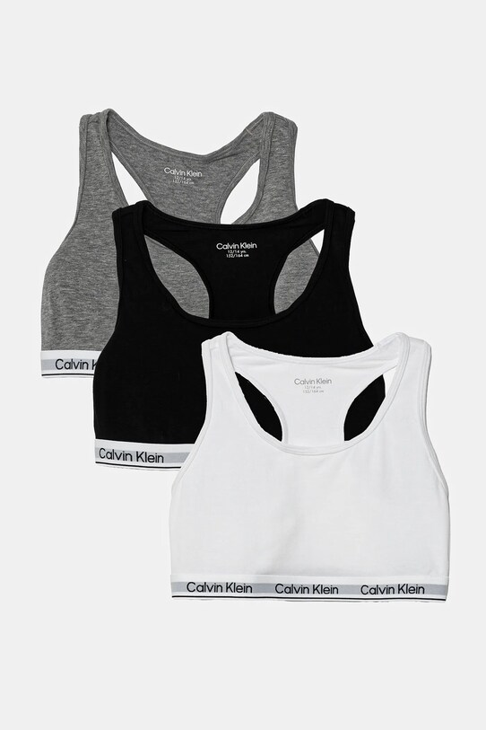 Παιδικό σουτιέν Calvin Klein Underwear 3-pack μαλακό λευκό G80G800743.PPYA