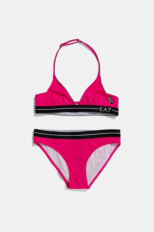 Παιδικό μαγιό δύο τεμαχίων EA7 Emporio Armani κάτω μέρος ροζ 7G000091.AF12213