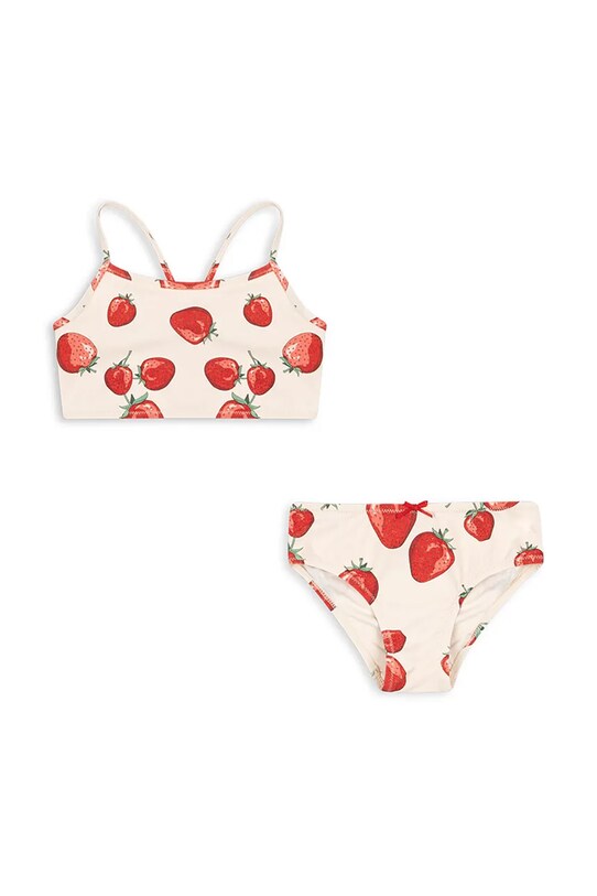 Παιδικό μαγιό δύο τεμαχίων Konges Sløjd FRAGO BIKINI GRS μαλακό μπεζ KS102231