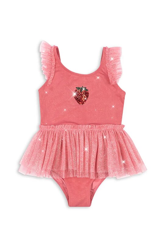 Ολόσωμο παιδικό μαγιό Konges Sløjd AMANDINE SWIMSUIT μαλακό ροζ KS102688