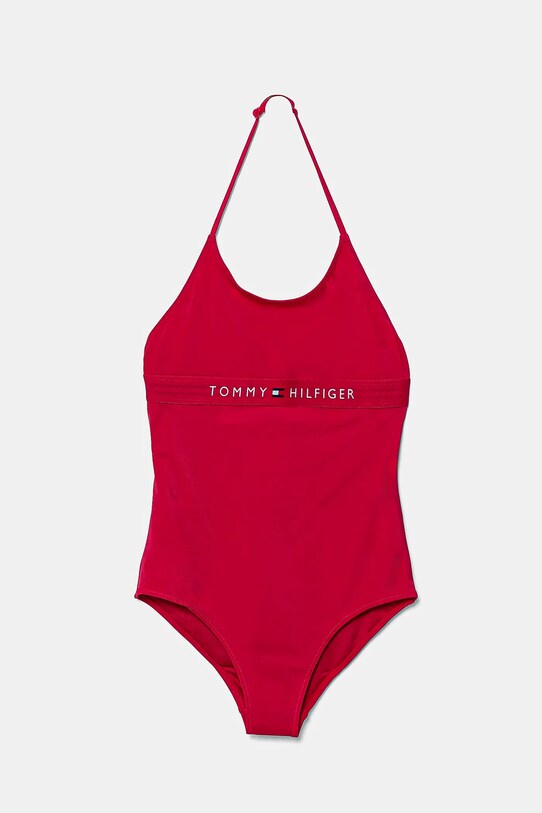 Ολόσωμο παιδικό μαγιό Tommy Hilfiger μαλακό ροζ UG0UG00814.PPYA