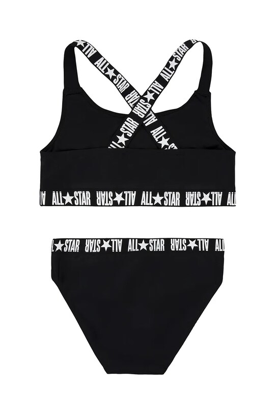 Παιδικό μαγιό δύο τεμαχίων Converse 4CD457 μαύρο SS25