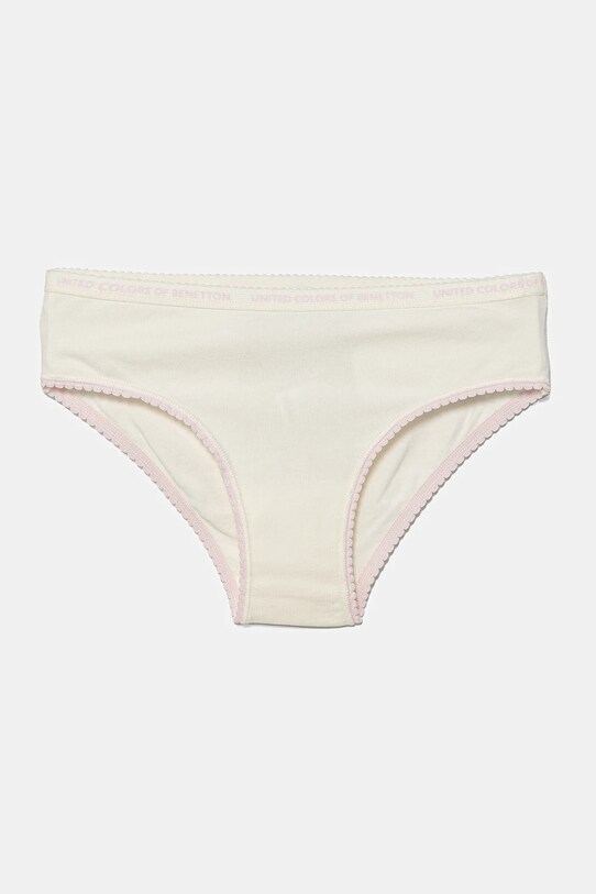 Παιδικά εσώρουχα United Colors of Benetton 2-pack 319X0S02F.G.Seasonal μπεζ SS25