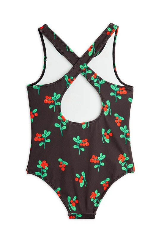 Ολόσωμο παιδικό μαγιό Mini Rodini Lingonberries 2528010199 μαύρο SS25