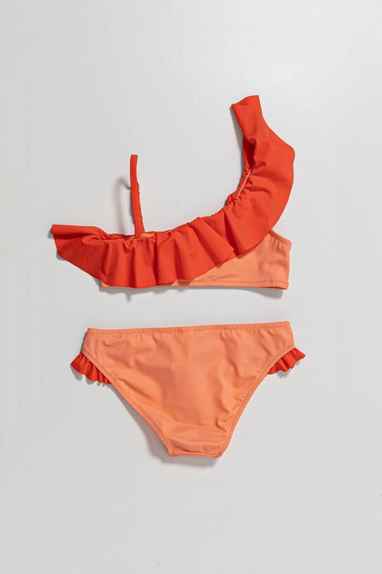 Παιδικό μαγιό δύο τεμαχίων United Colors of Benetton 3L030K02O.G.Seasonal πορτοκαλί SS25