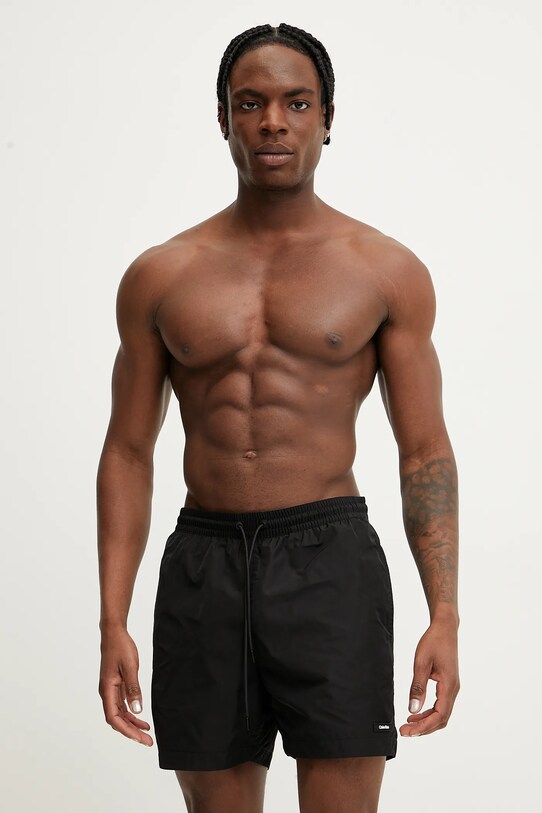 Μαγιό Calvin Klein KM0KM01111 μαύρο SS25