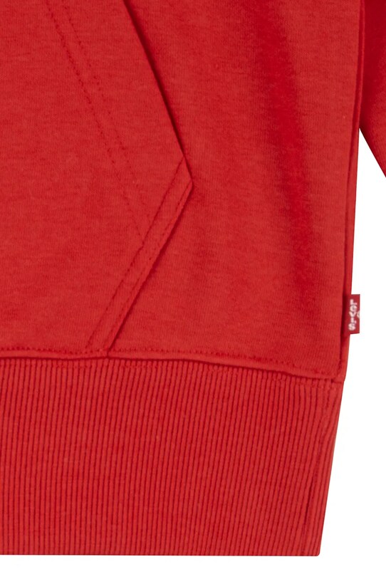 Παιδική μπλούζα Levi's MINI BATWING PULL OVER HOO κόκκινο 8EK422