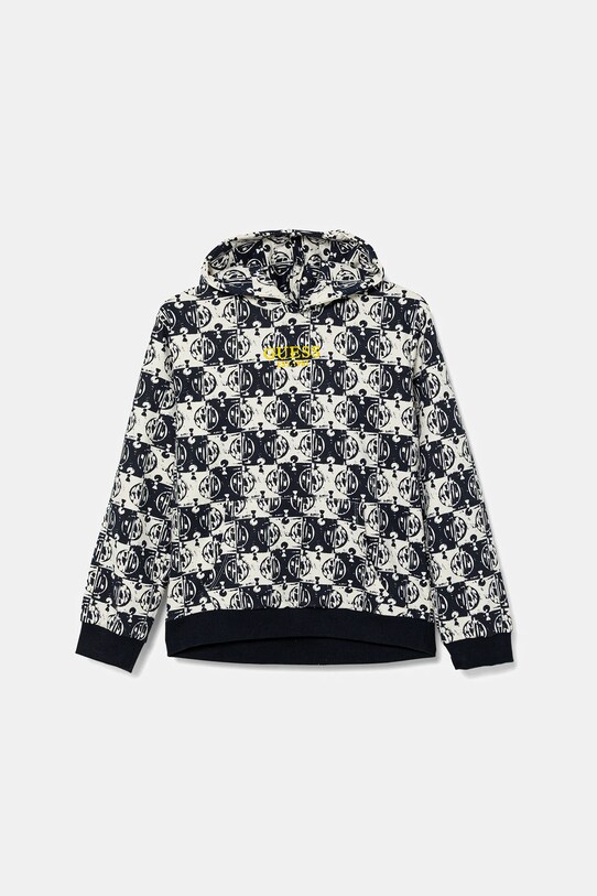 Παιδική βαμβακερή μπλούζα Guess βαμβάκι σκούρο μπλε L5GQ03.KA6R4.PPYA