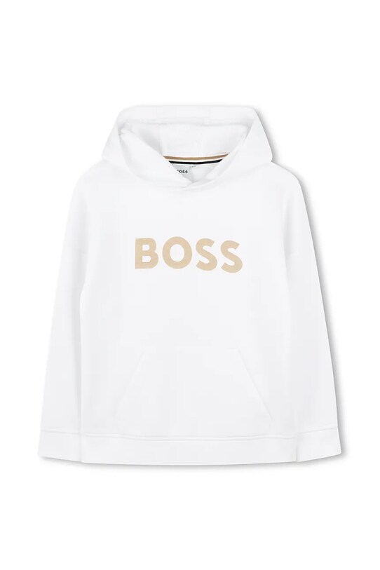 Παιδική μπλούζα BOSS στάμπα λευκό J52027.162.174