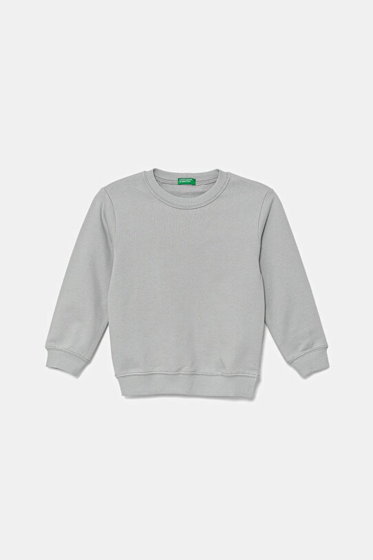 Παιδική βαμβακερή μπλούζα United Colors of Benetton 3UNIG10II.P.Seasonal γκρί SS25