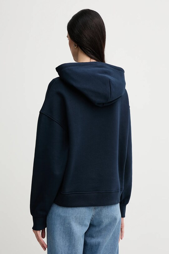 Βαμβακερή μπλούζα Tommy Jeans DW0DW19414 σκούρο μπλε SS25