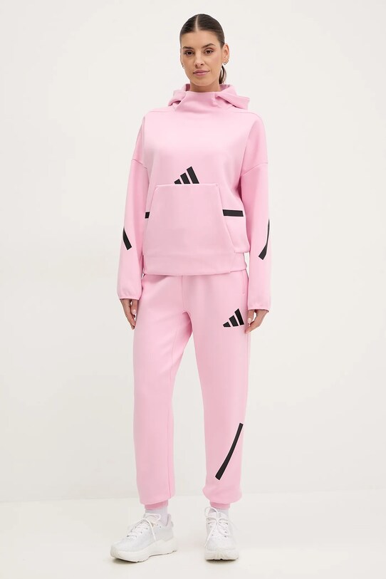 Μπλούζα adidas Z.N.E. JD5992 ροζ SS25