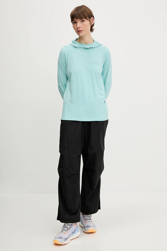 Αθλητική μπλούζα Columbia Skien Valley 2123293 τιρκουάζ SS25