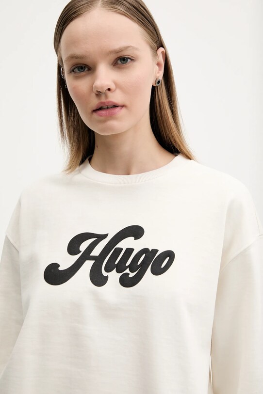 Μπλούζα HUGO μπεζ 50541169