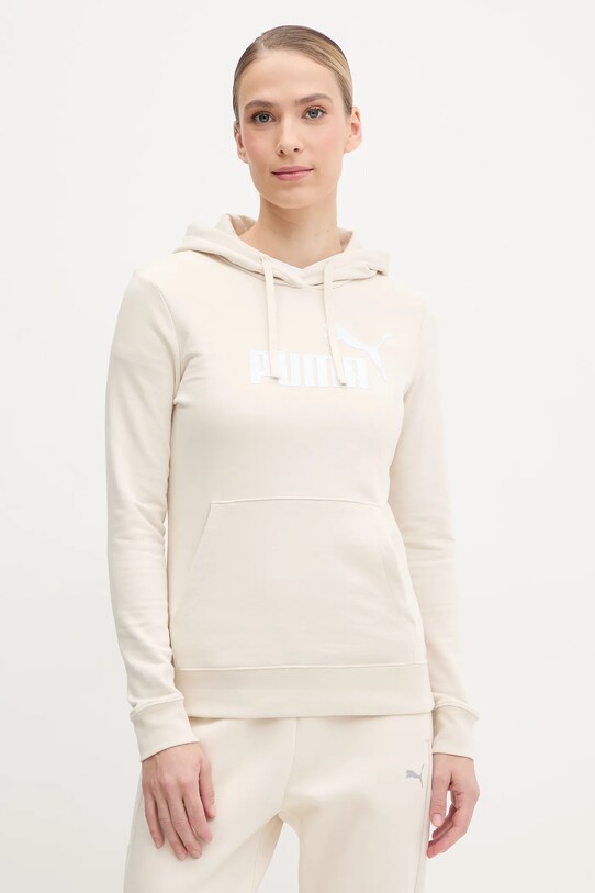 Μπλούζα Puma με κουκούλα μπεζ 682391