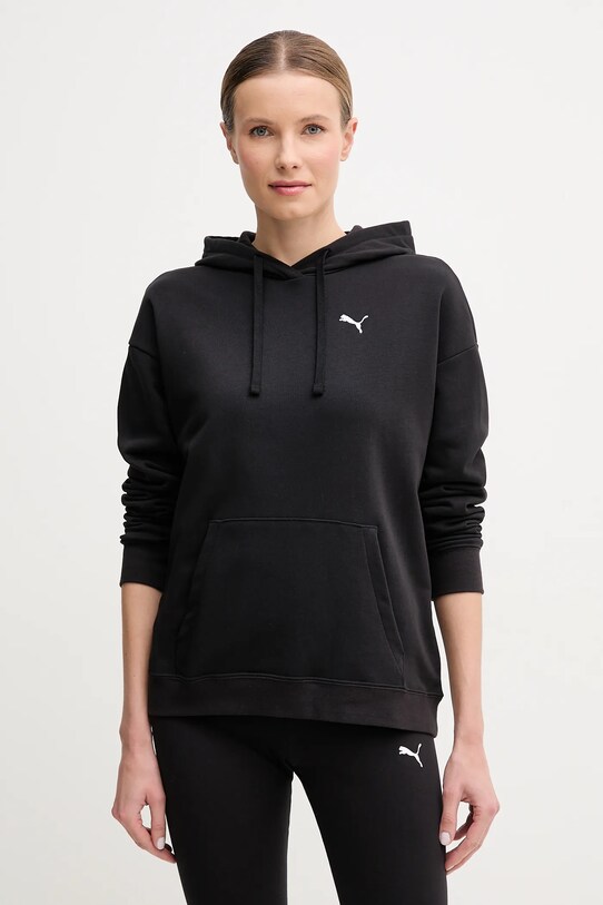 Μπλούζα Puma απλικέ μαύρο 684977