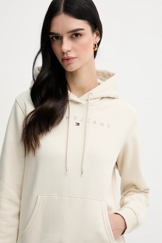 Ρούχα Μπλούζα Tommy Jeans DW0DW20304 μπεζ
