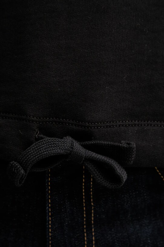 Βαμβακερή μπλούζα Tommy Jeans DW0DW21344 μαύρο