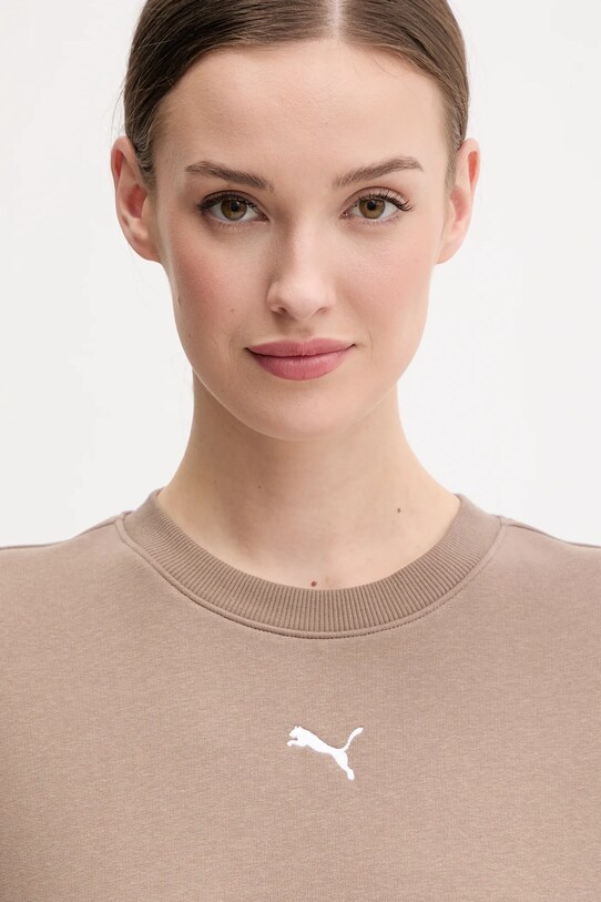 Μπλούζα Puma καφέ 629748