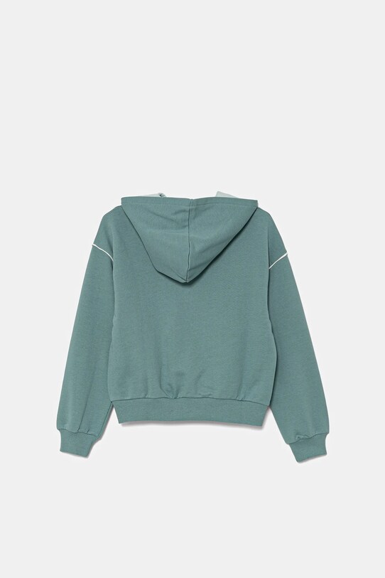 Παιδική βαμβακερή μπλούζα United Colors of Benetton 3UNIC504T.G.Seasonal τιρκουάζ SS25