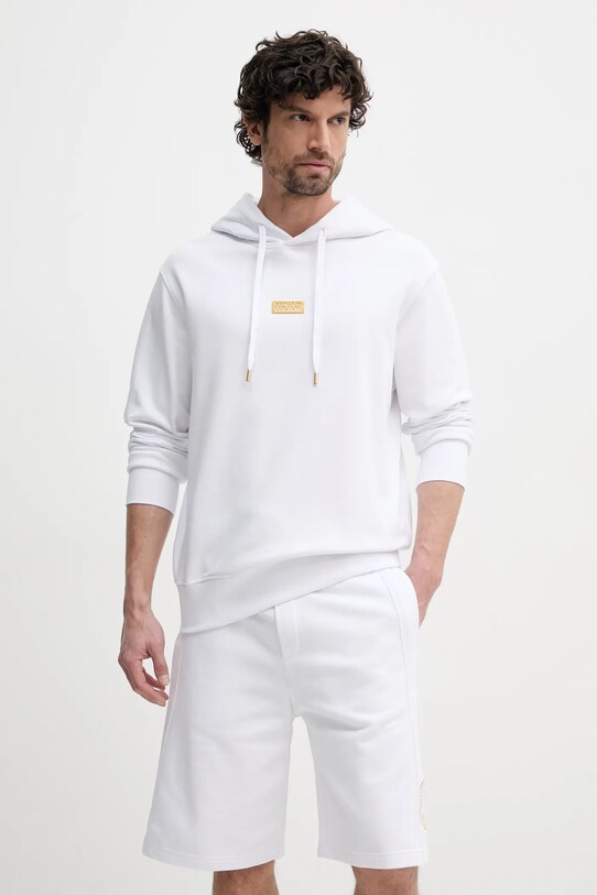 Βαμβακερή μπλούζα Versace Jeans Couture βαμβάκι λευκό 78GAIT08.CF01T