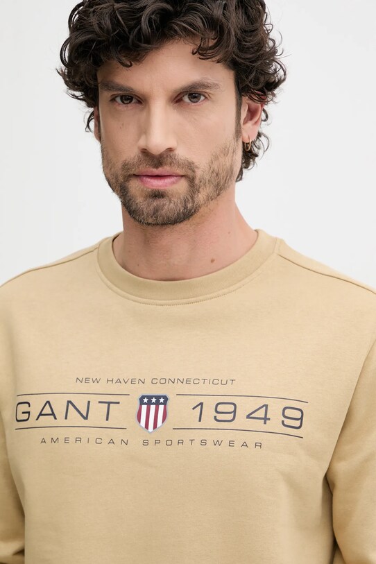 Μπλούζα Gant πράσινο 2044016