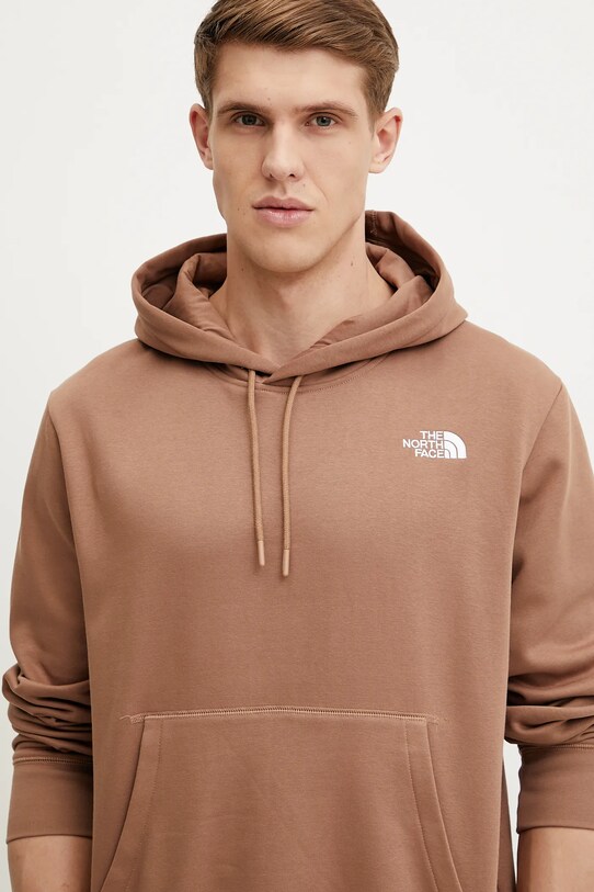 Μπλούζα The North Face Essential καφέ NF0A89ES6IH1