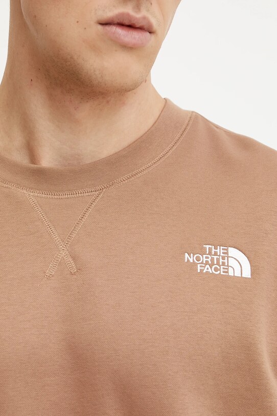 Μπλούζα The North Face Essential NF0A89ET6IH1 καφέ