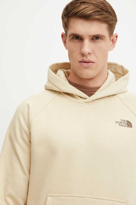 Μπλούζα The North Face Raglan Redbox μπεζ NF0A89F9B2O1