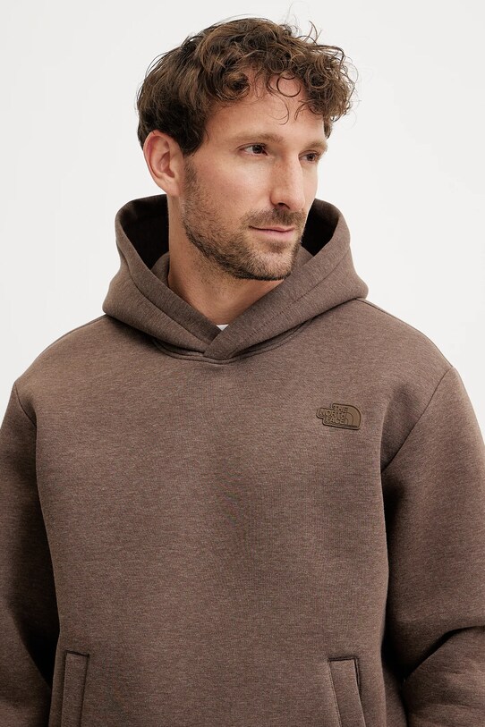 Μπλούζα The North Face Pull-on καφέ NF0A8AMB2QI1