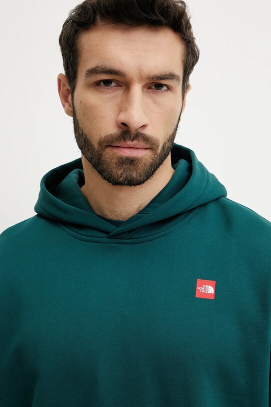 Βαμβακερή μπλούζα The North Face Axys πράσινο NF0A8C1Q6GI1