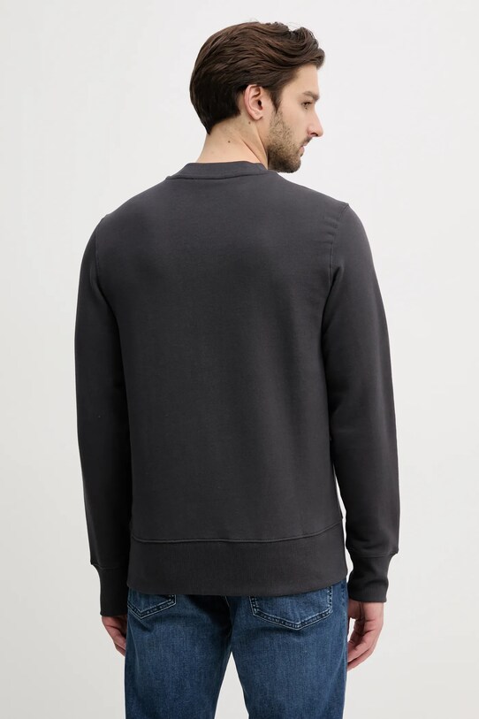 Ρούχα Βαμβακερή μπλούζα Calvin Klein Jeans J30J327530 γκρί