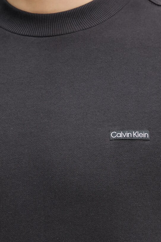 Βαμβακερή μπλούζα Calvin Klein Jeans J30J327530 γκρί