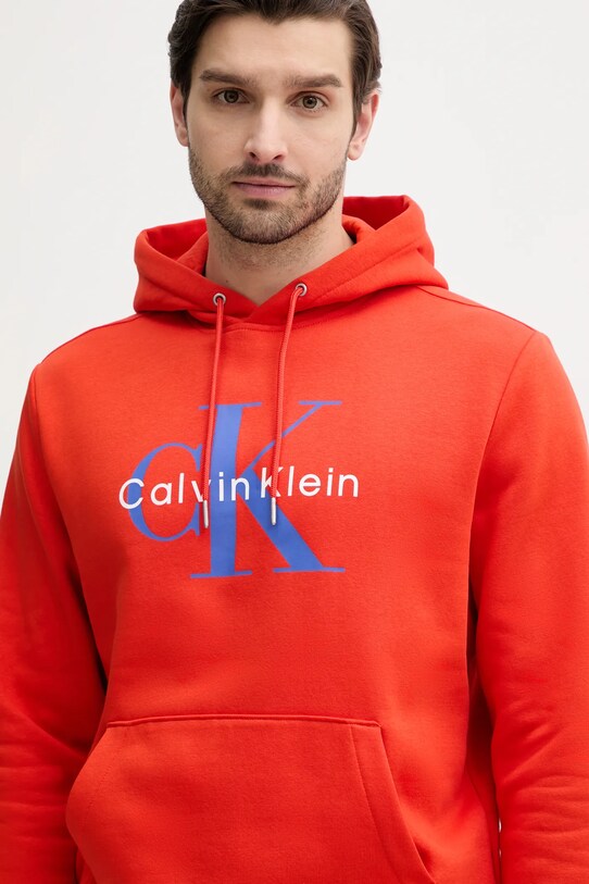 Μπλούζα Calvin Klein Jeans πορτοκαλί LV040BM800