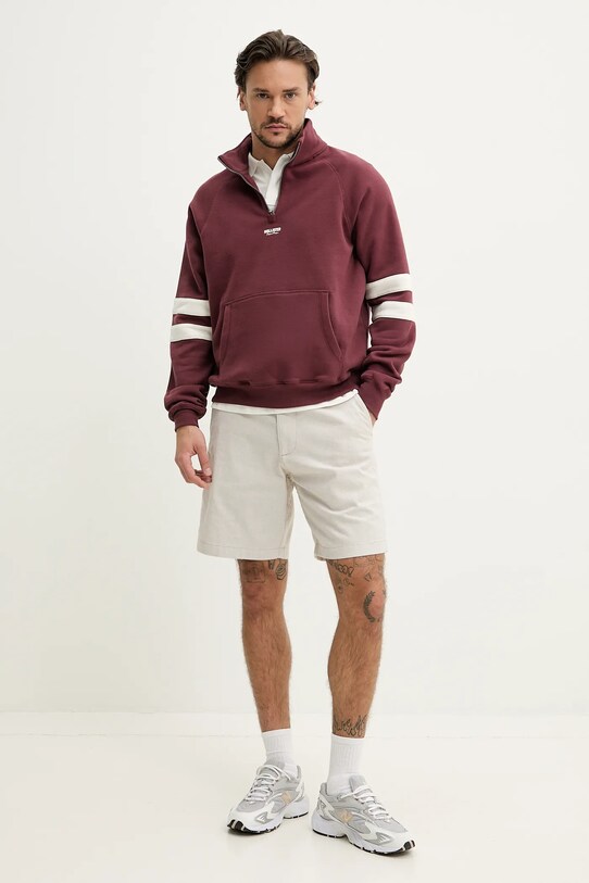Μπλούζα Hollister Co. KI322.5005.520 μπορντό SS25