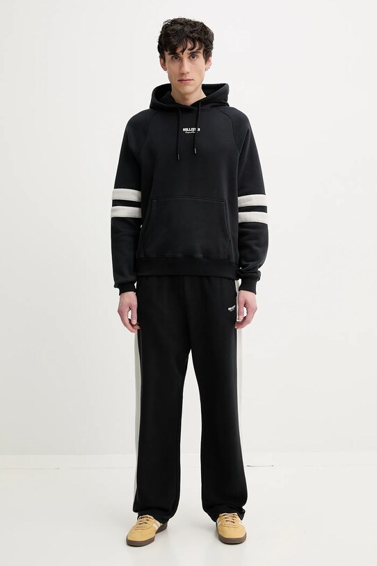 Μπλούζα Hollister Co. KI322.5006.900 μαύρο SS25