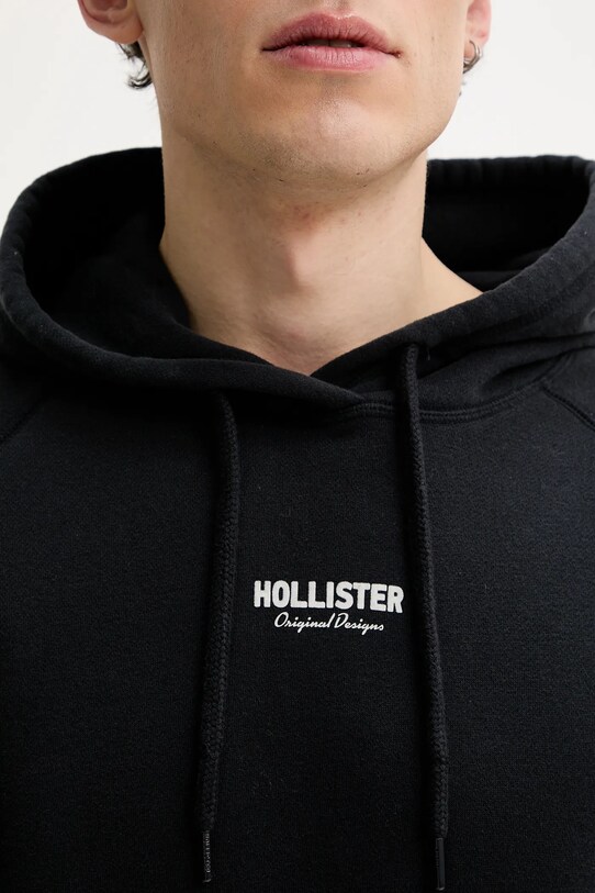Μπλούζα Hollister Co. μαύρο KI322.5006.900