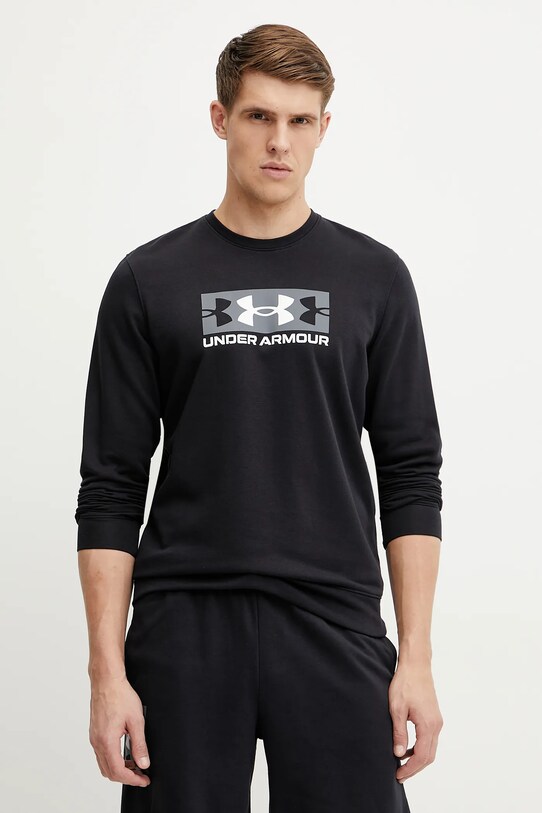 Μπλούζα Under Armour Rival Terry στάμπα μαύρο 1390140