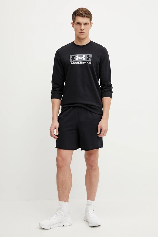 Μπλούζα Under Armour Rival Terry 1390140 μαύρο SS25