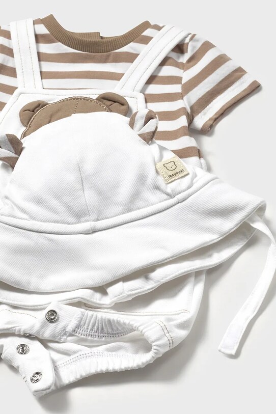 Αγορίστικα Βρεφικά φορμάκια Mayoral Newborn 1606.1H.Newborn.PPYH καφέ