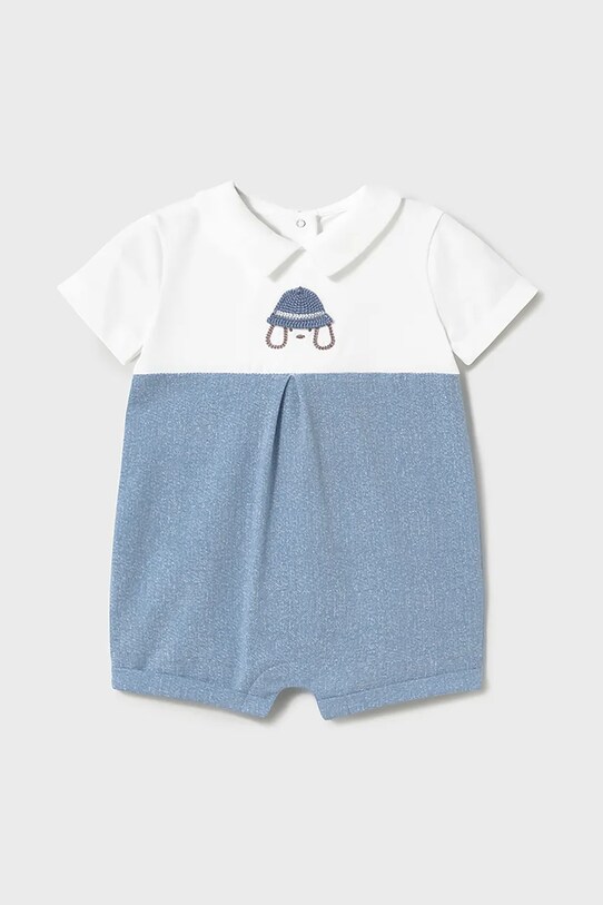 Βρεφικά φορμάκια Mayoral Newborn 2-pack 1705.1B.Newborn.PPYH μπλε SS25
