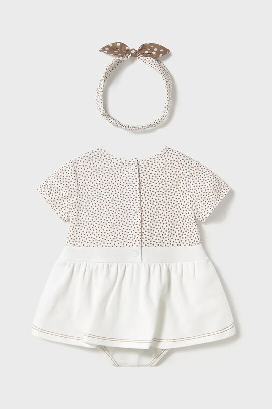 Βρεφικά βαμβακερά φορμάκια Mayoral Newborn 1658.2G.Newborn.PPYH λευκό SS25