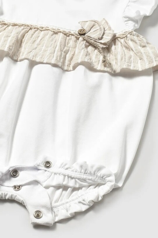 Κοριτσίστικα Βρεφικά φορμάκια Mayoral Newborn 1748.2A.Newborn.PPYH λευκό