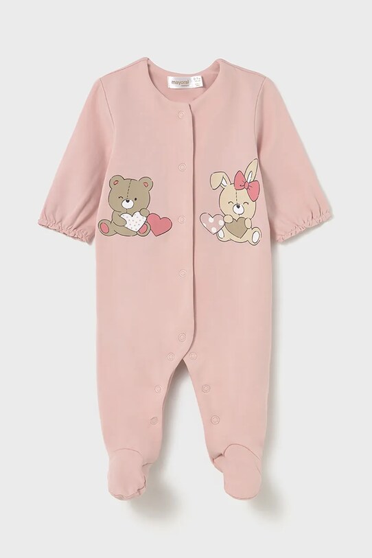 Φόρμες με φουφούλα μωρού Mayoral Newborn 2-pack 1750.2B.Newborn.PPYH ροζ SS25