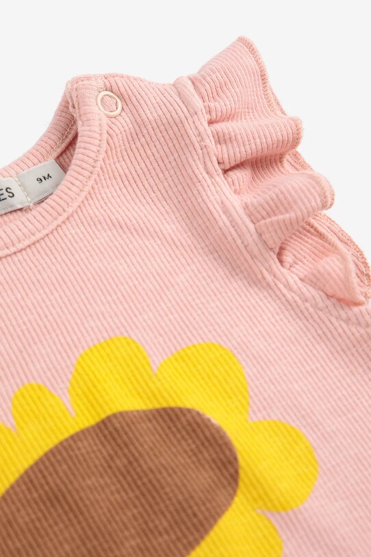 Κοριτσίστικα Παιδικό κορμάκι Bobo Choses Sunflower 125AB108 πορτοκαλί